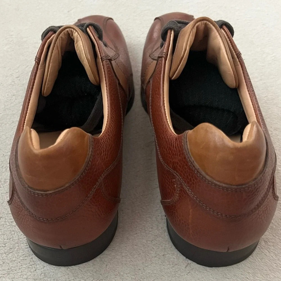 Finsbury “Sport City” Golf Oxfords Shoes-Brown Leather-Men's 10-RARE-NEW - Picture 8 of 13
